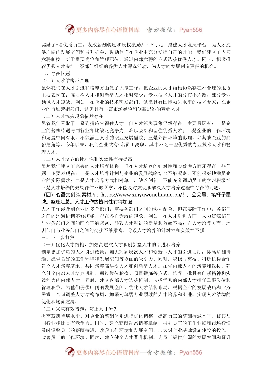 国有企业党委书记人才工作述职报告.docx_第2页