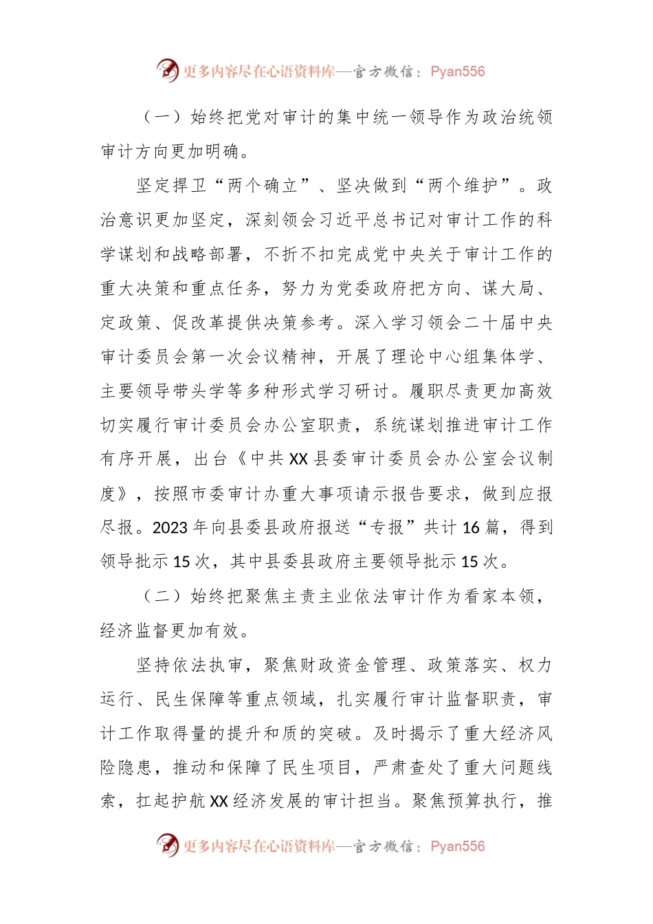 县审计局2023年工作总结和2024年工作计划.docx_第2页