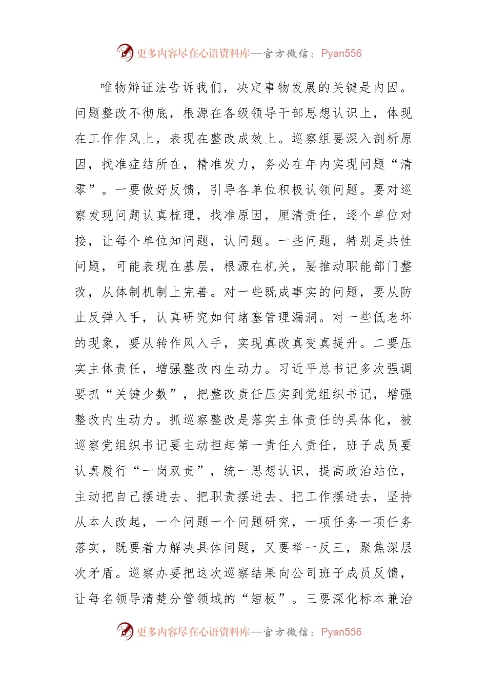 在2023年专项巡察汇报会上的讲话.docx_第2页