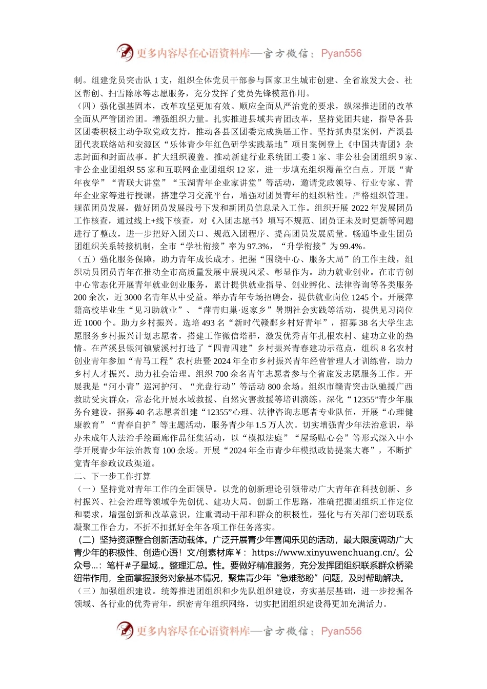 团市委2024年度工作总结.docx_第2页