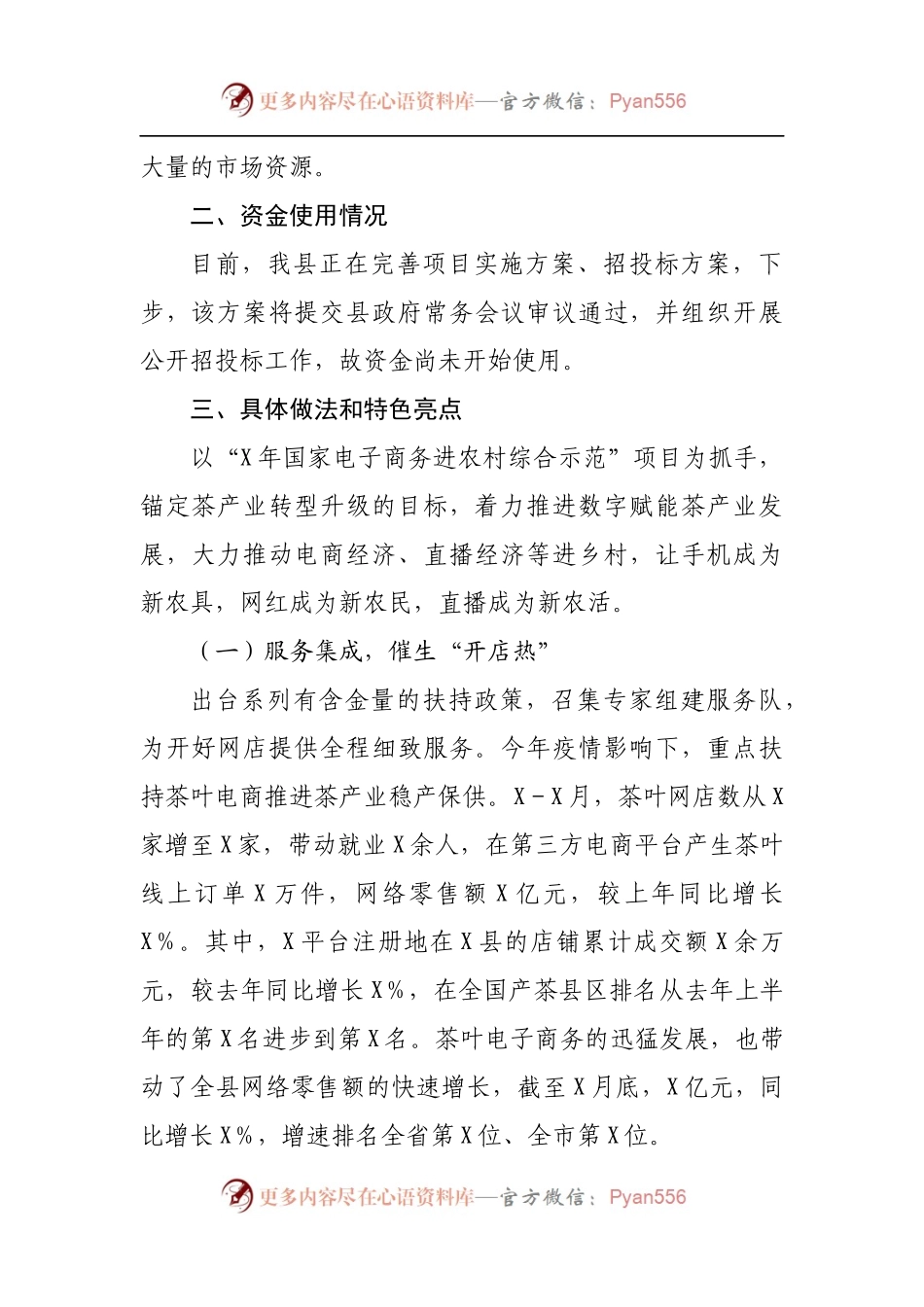 县电子商务进农村工作情况汇报.docx_第2页