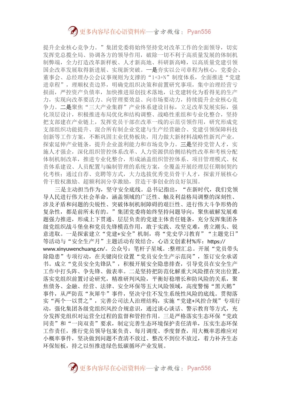 国企集团书记在研讨班上的交流发言.docx_第2页