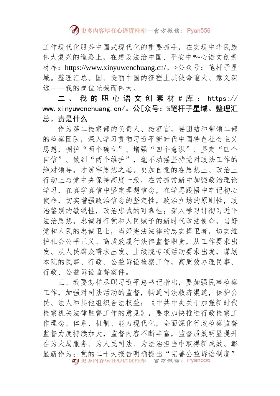 县人民检察院干警“在岗爱岗、知责尽责”讨论会发言.docx_第2页