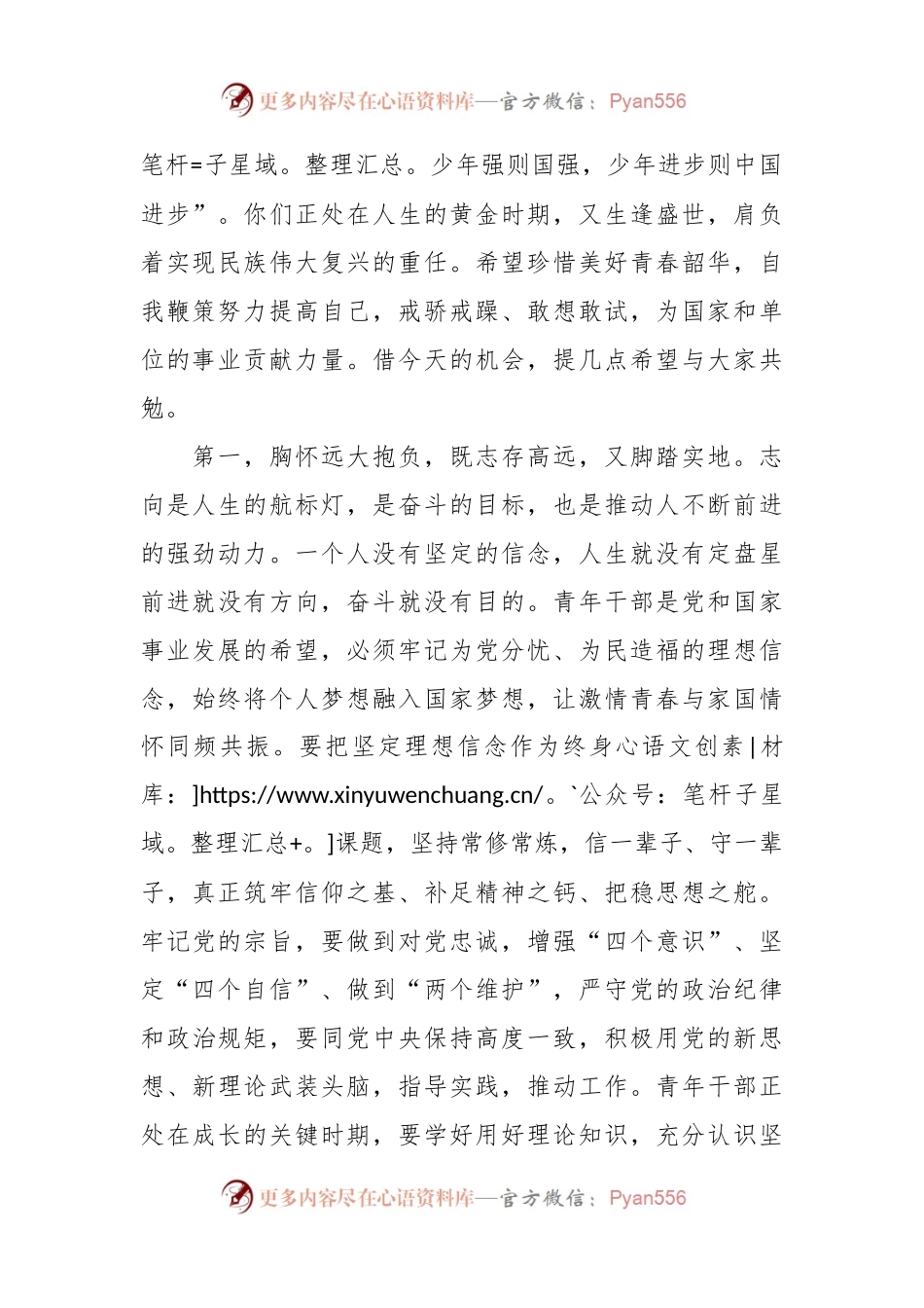 在2024年五四青年节青年干部座谈会上的讲话提纲.docx_第2页