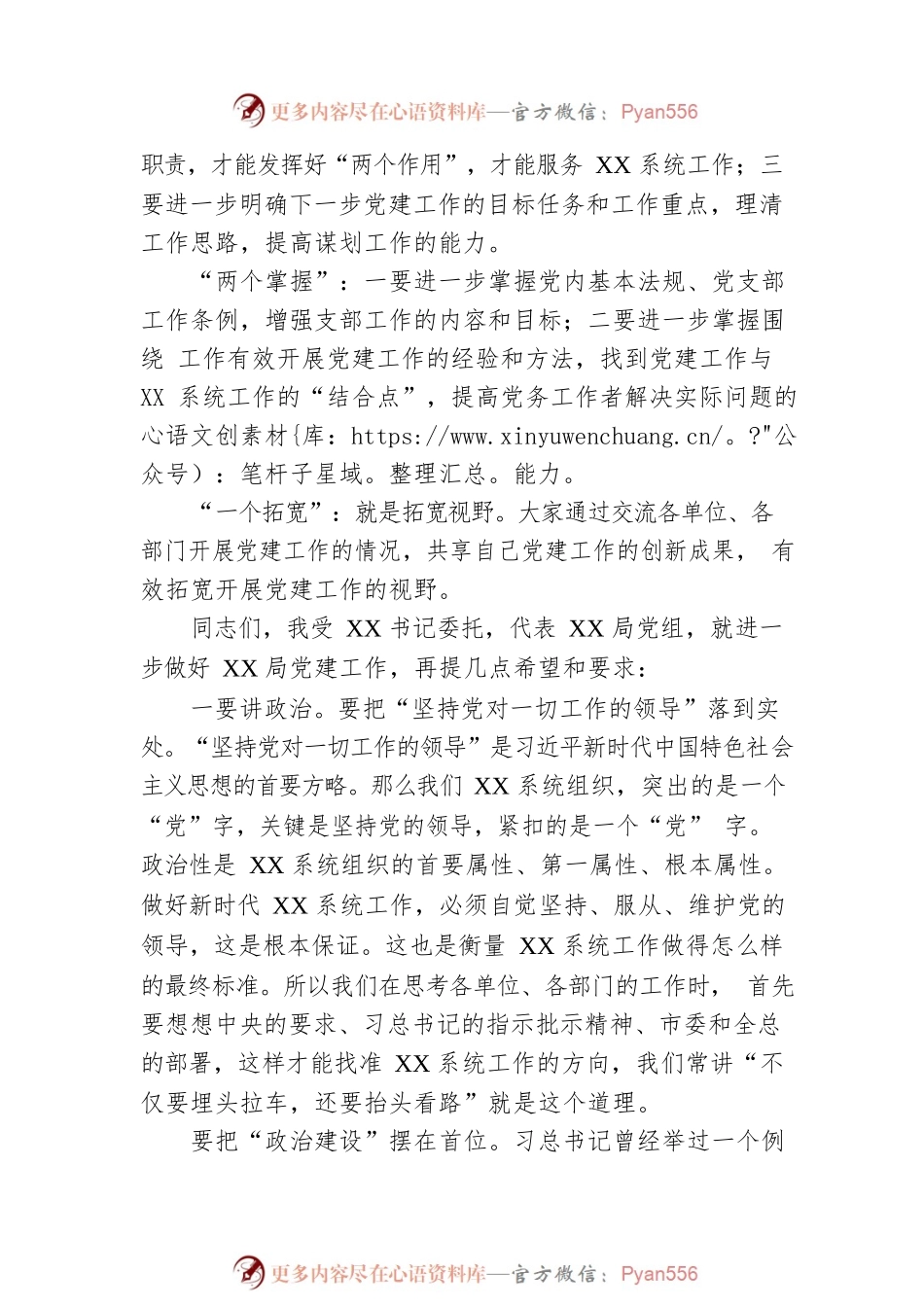 发挥党建引领作用提升党务干部能力专题党课讲稿.docx_第2页