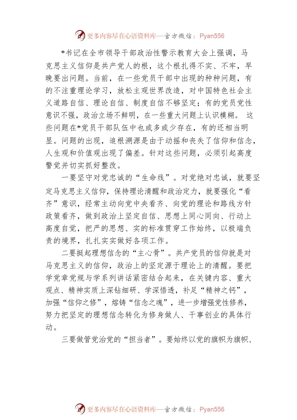 在2023年推进全面从严治党专题会议上的讲话.docx_第2页