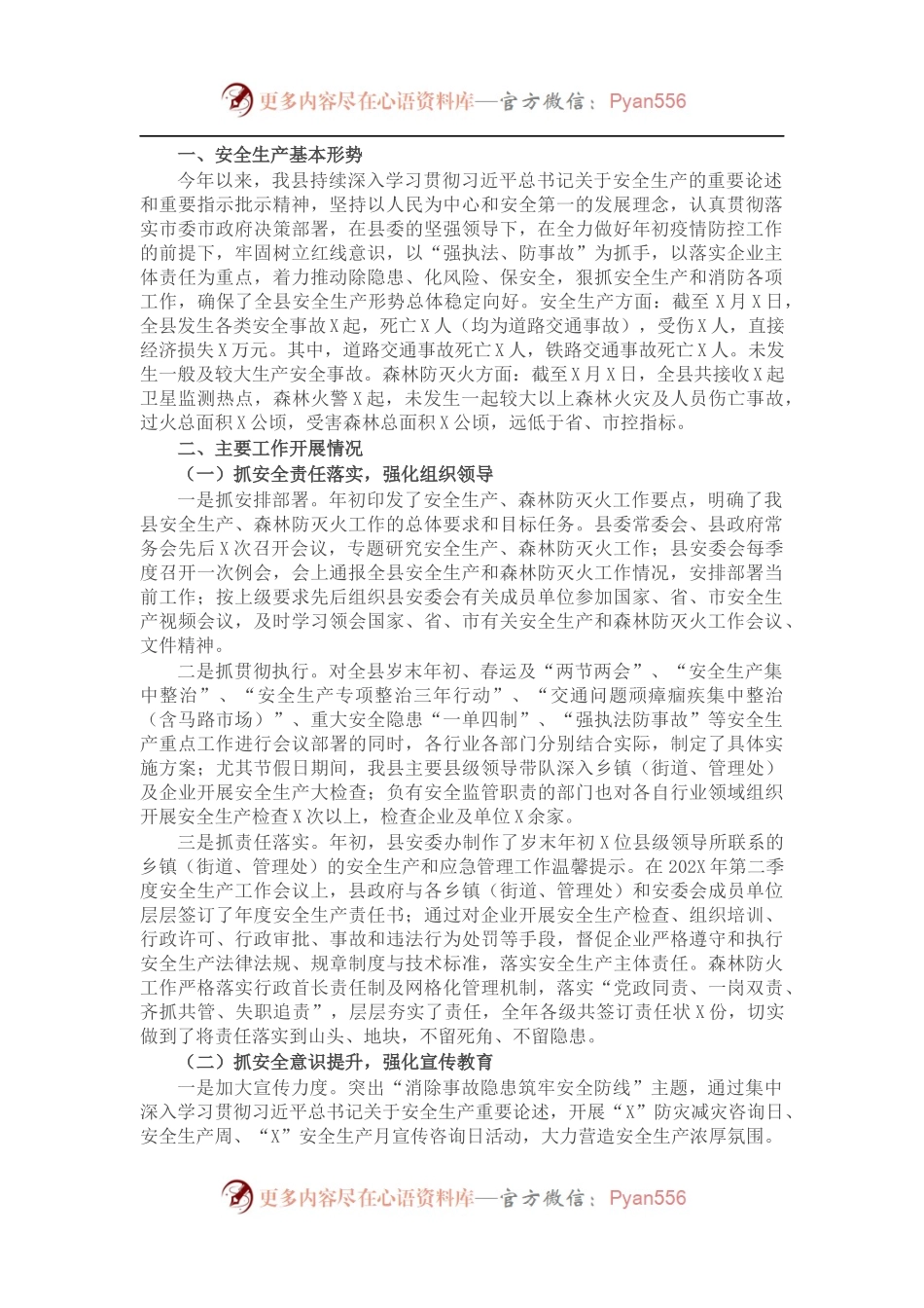县应急管理局202X年度工作总结.docx_第1页