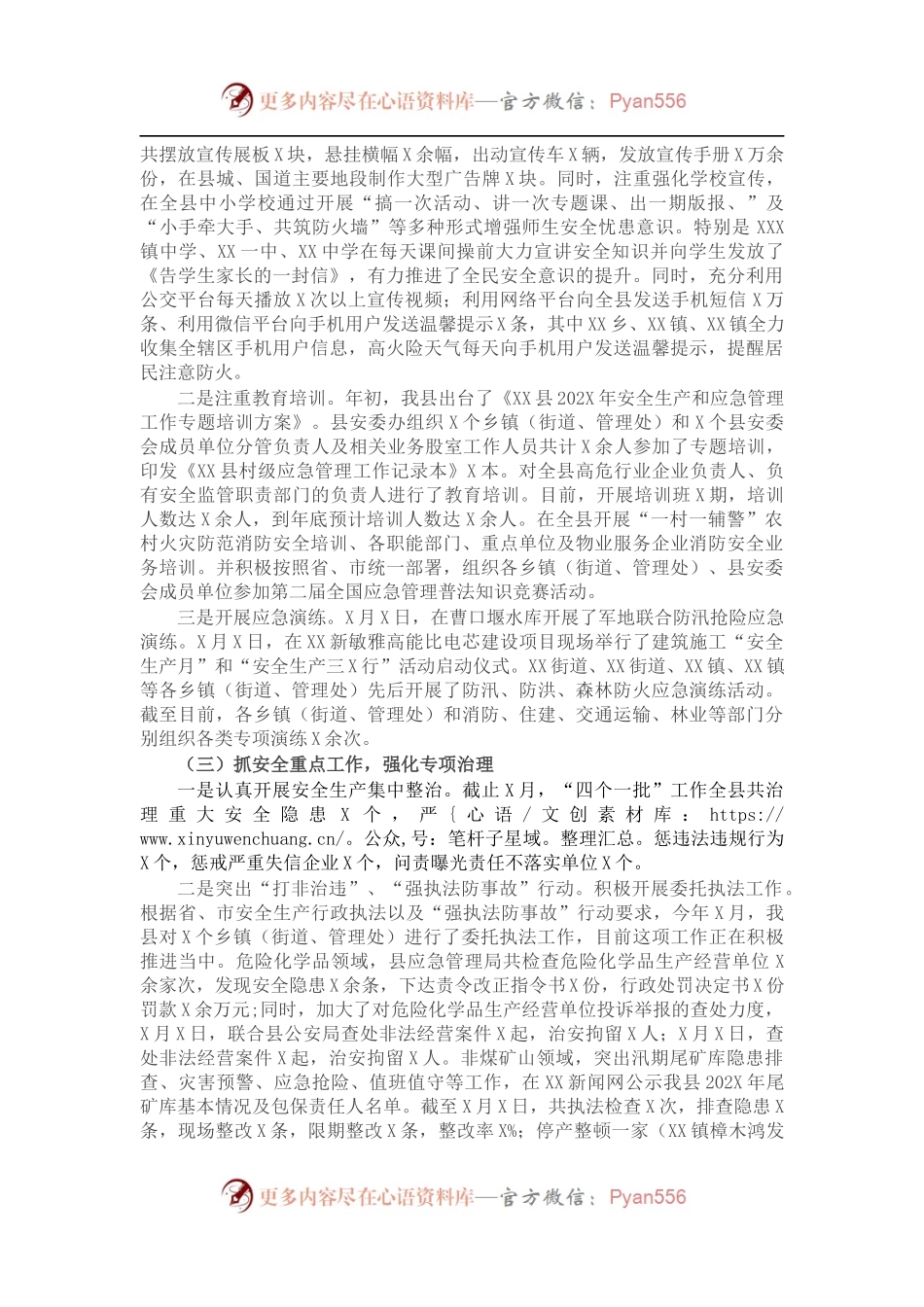 县应急管理局202X年度工作总结.docx_第2页