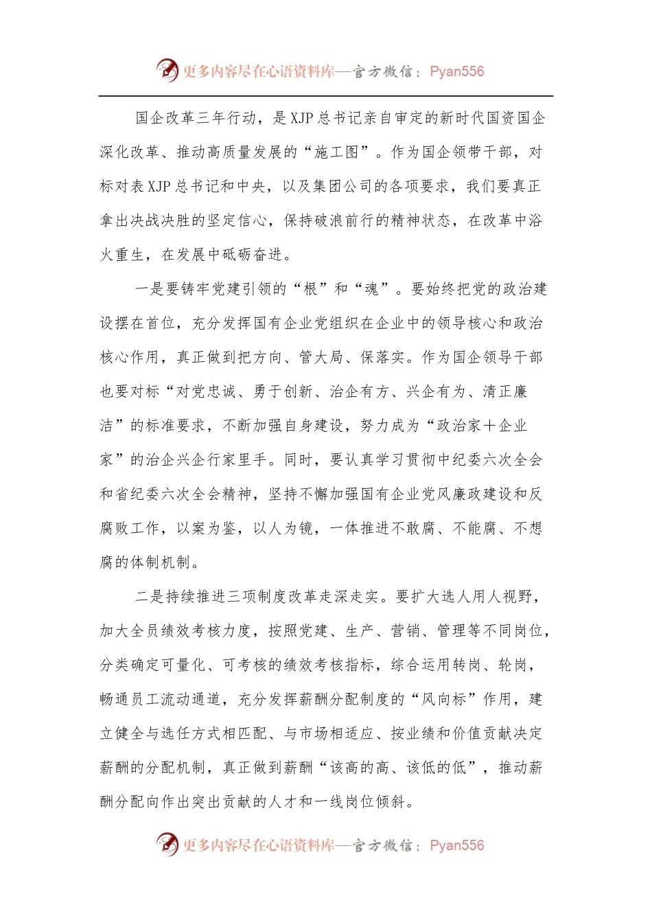 国企总经理中心组学习研讨发言材料[国企改革三年行动].docx_第2页