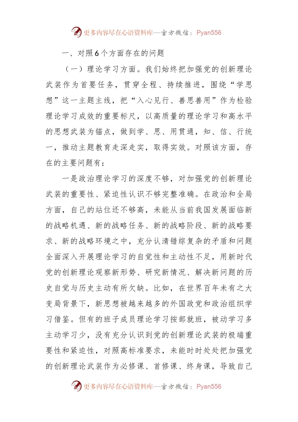 在2023年主题教育专题民主生活会班子对照检查.docx_第2页