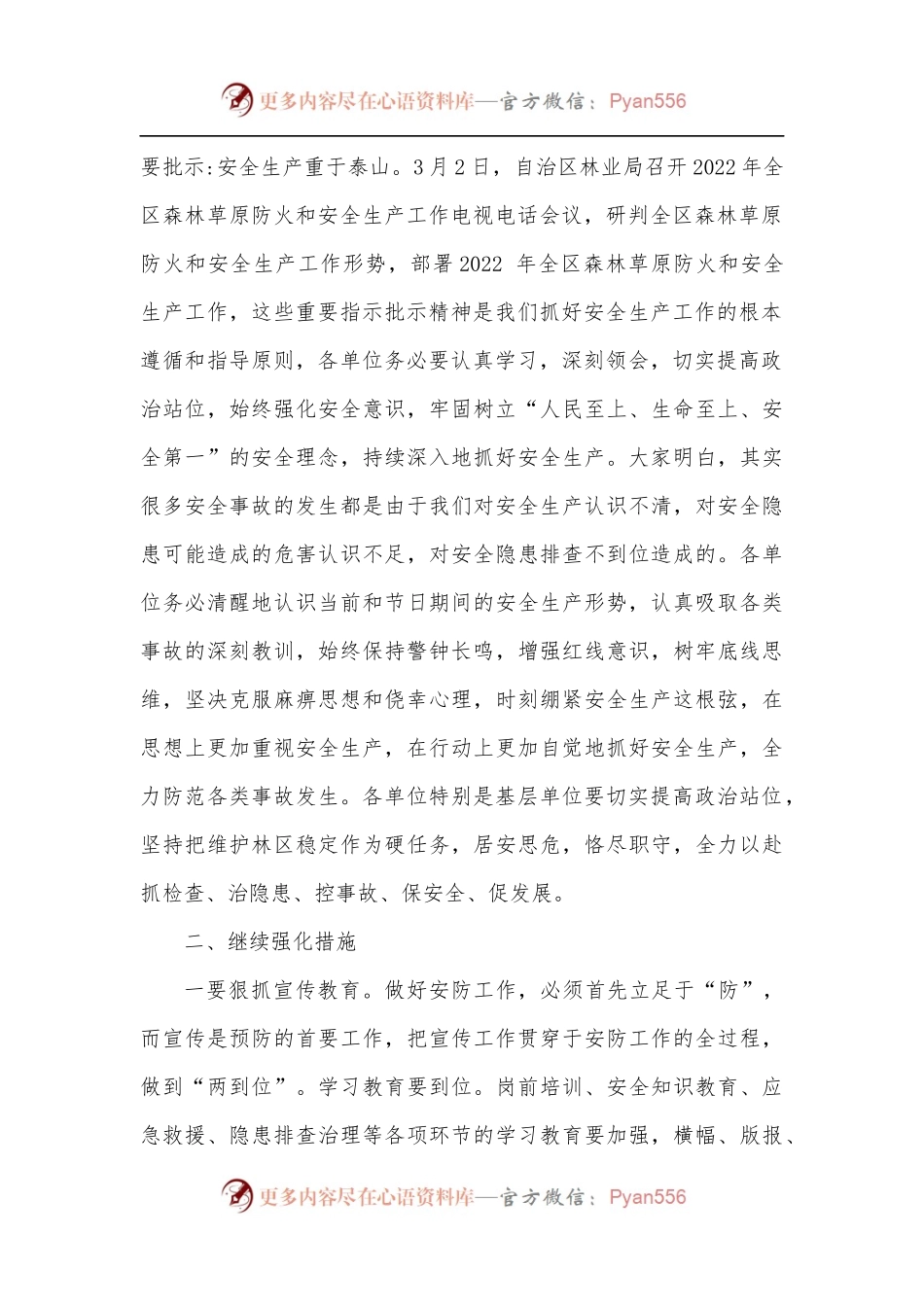 在2022年第一季度安全生产工作会议上的总结讲话.docx_第2页