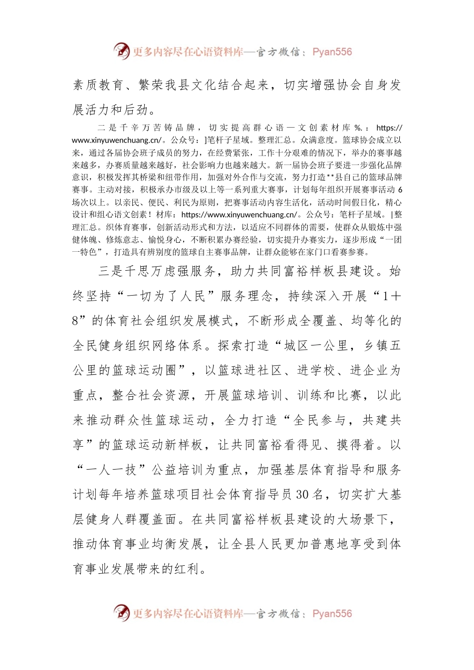 在2023年县篮球协会换届会议上的讲话（二）.docx_第2页
