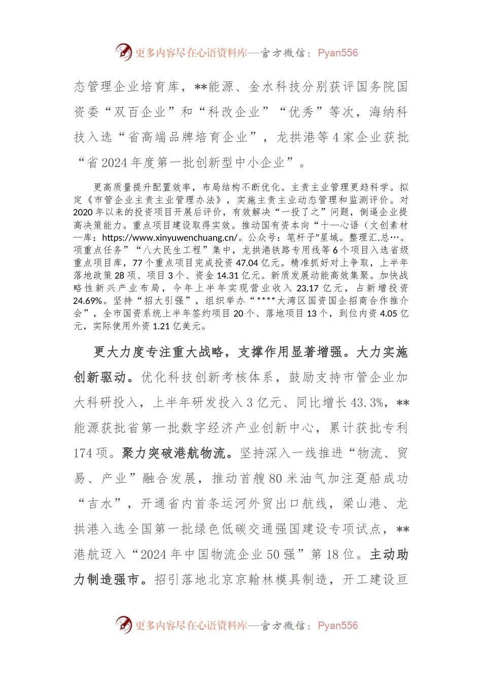 在2024年全市国有企业改革深化提升行动推进会上的交流发言.docx_第2页