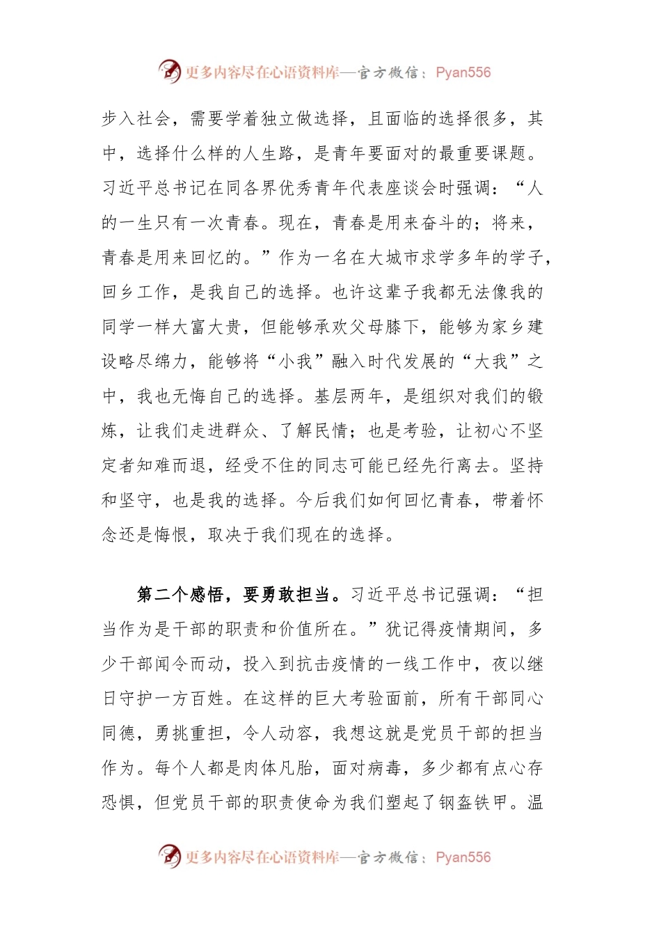 在2024年度青年干部座谈会上的讲话.docx_第2页