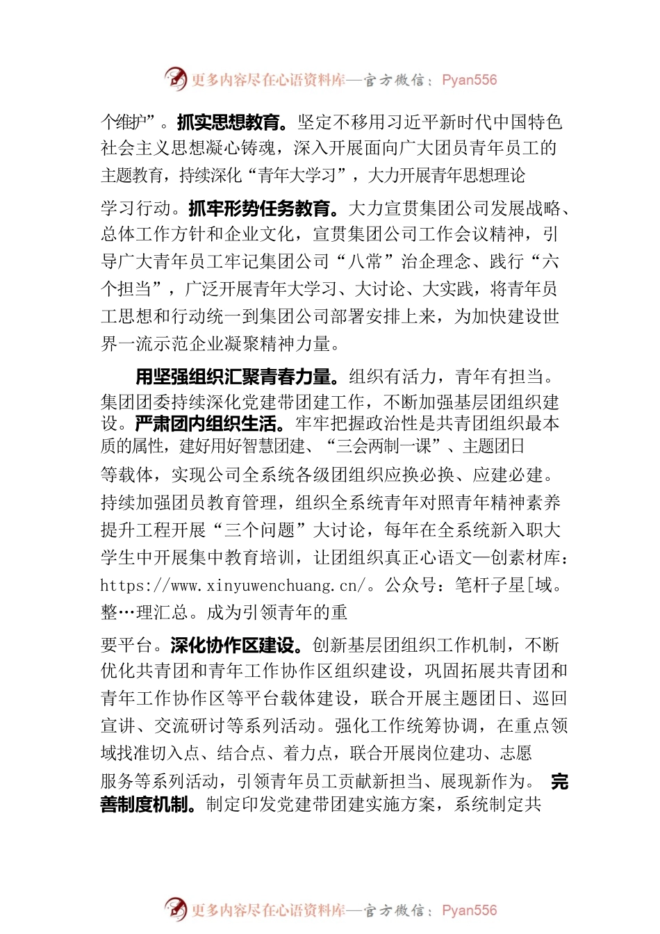 国企在全市青年和共青团工作座谈会上的汇报发言.docx_第2页