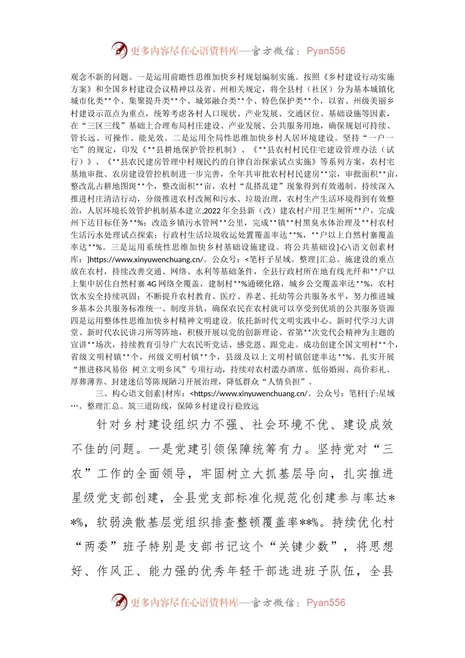 县关于2022年乡村建设工作开展情况的报告.docx_第2页