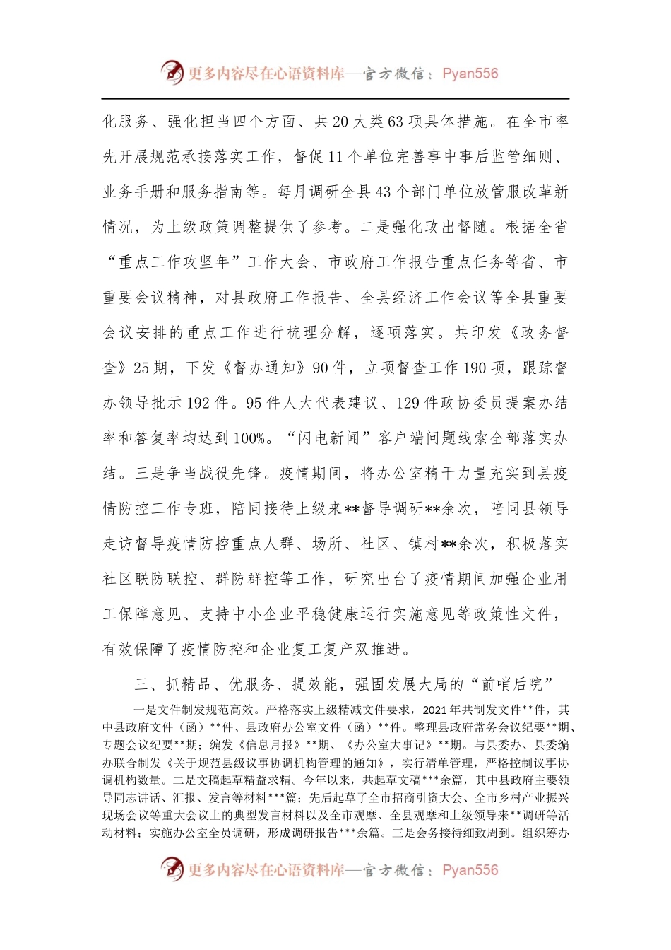 县政府办工作典型经验发言材料.docx_第2页