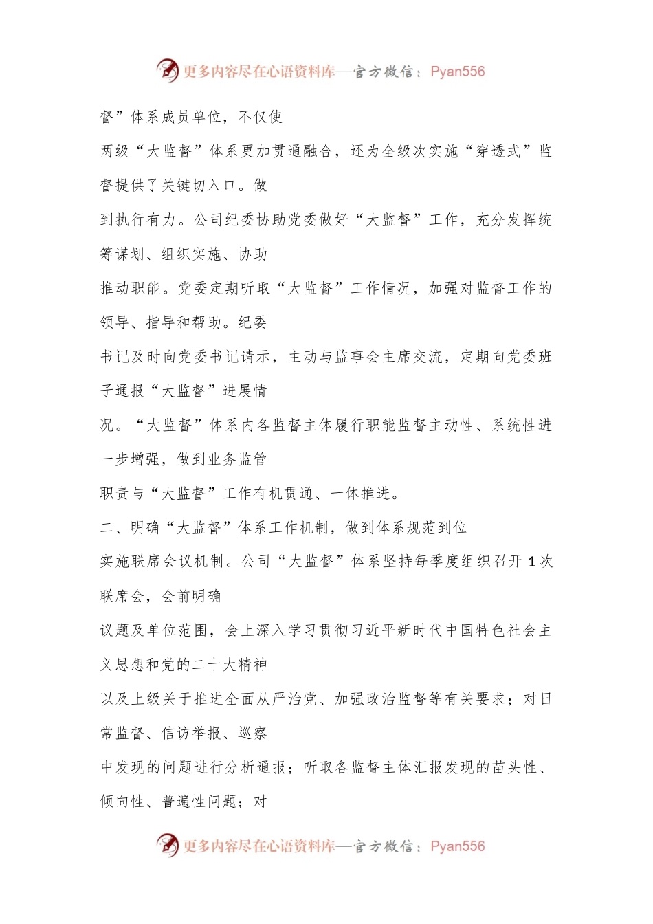 国企纪委“大监督” 体系建设经验典型案例.docx_第2页