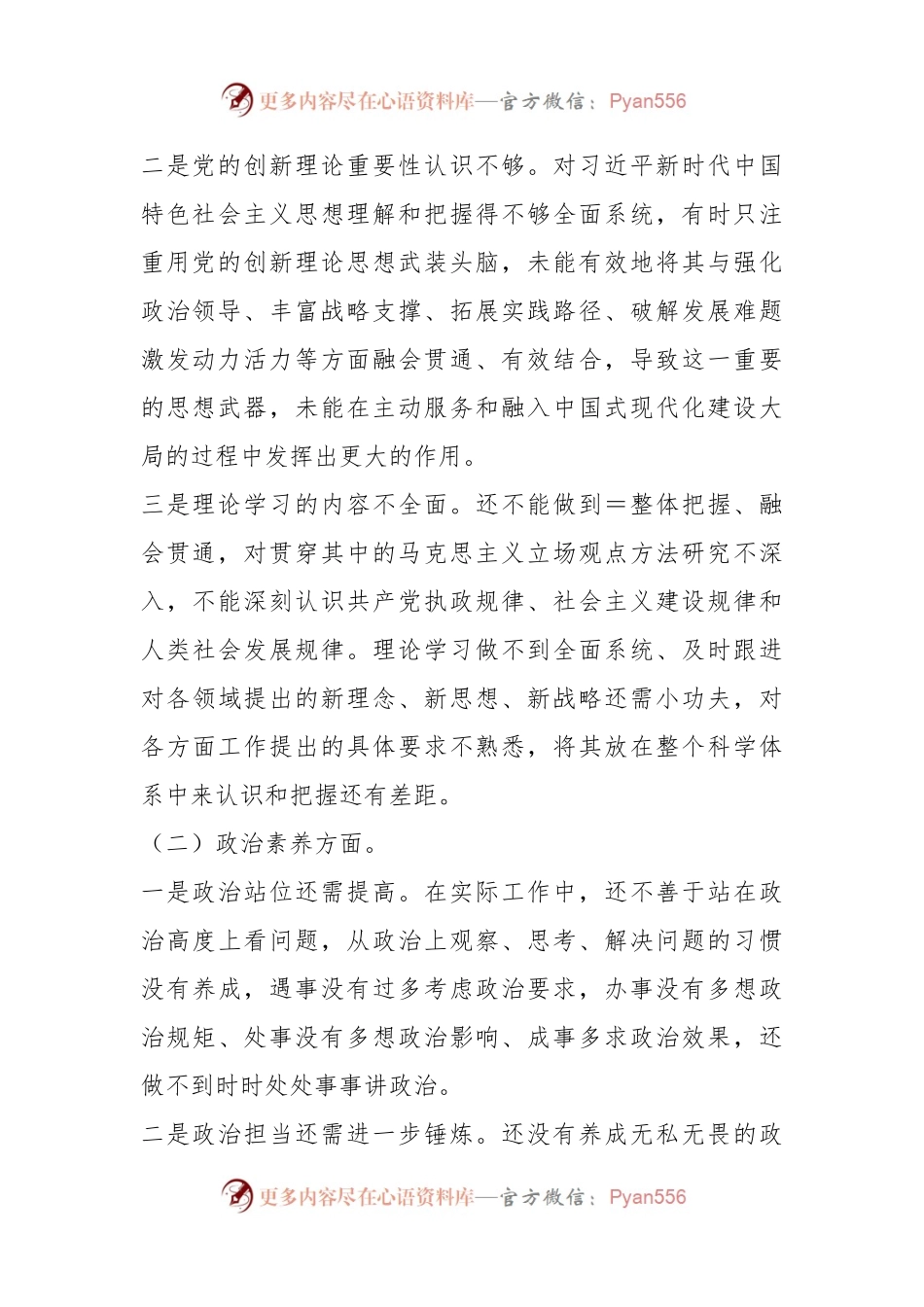 在2023年主题教育专题民主生活会领导干部个人发言提纲.docx_第2页