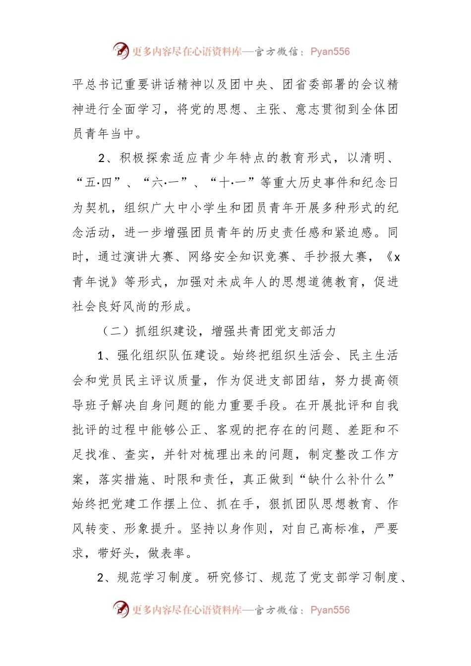 团县委党支部书记2023年抓基层党建工作述职报告.docx_第2页