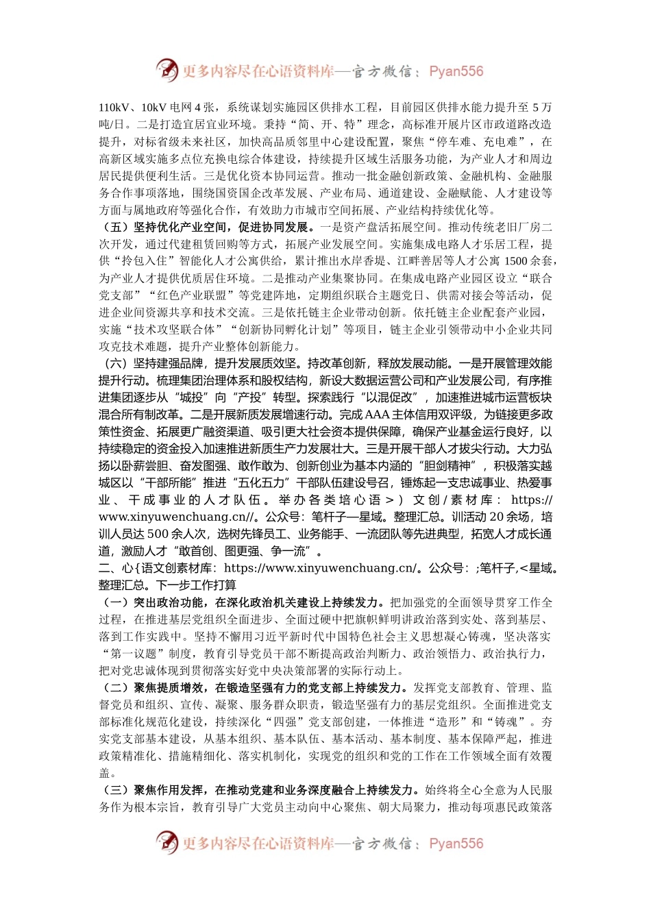 国企党委2024年度推进全面从严治党工作总结.docx_第2页