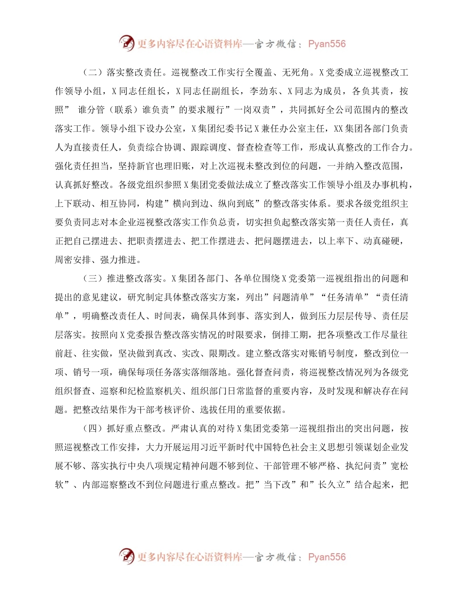 国企党委巡视反馈问题整改情况报告.docx_第2页