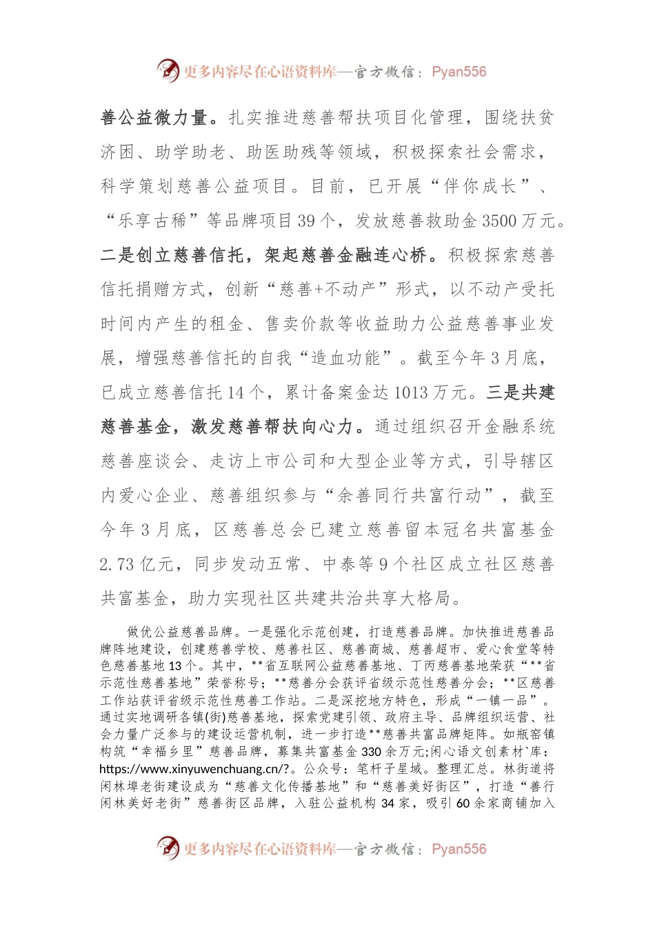 在2024年全市慈善工作推进会上的典型发言.docx_第2页
