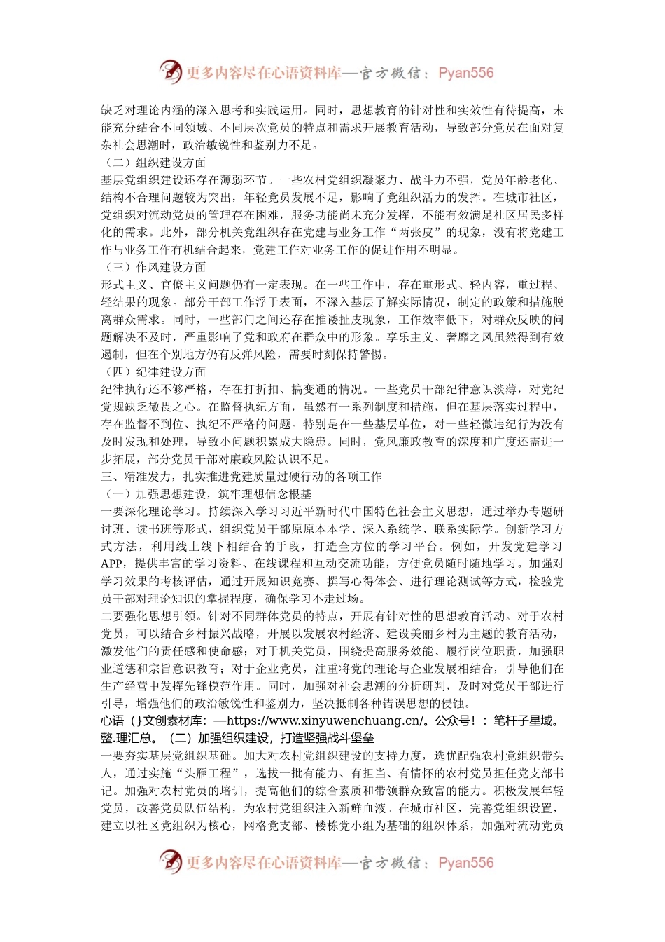 在2024年全市党建质量过硬行动工作推进会上的讲话.docx_第2页