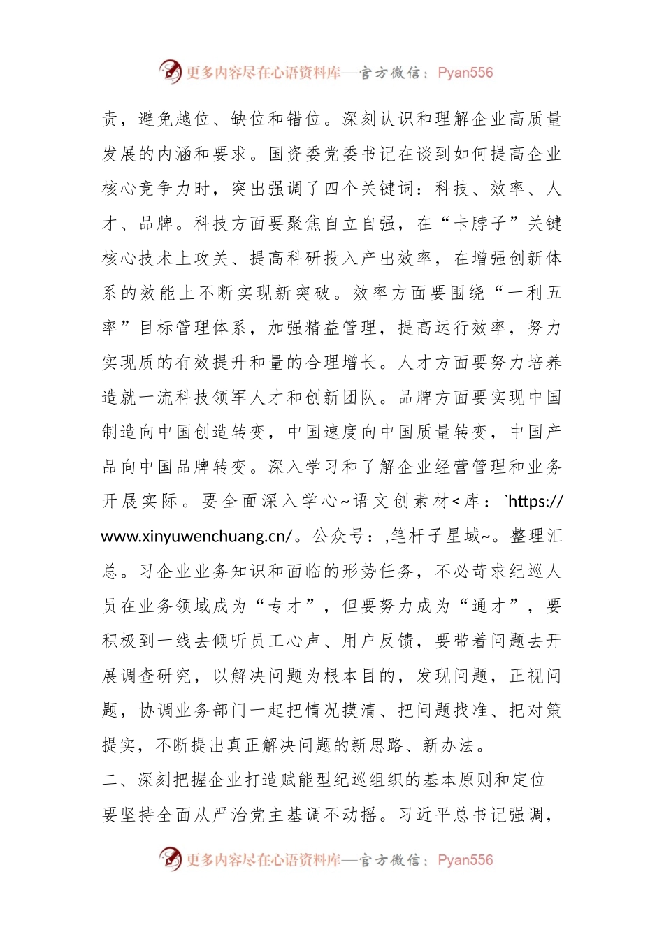 国企纪检队伍建设交流材料.docx_第2页