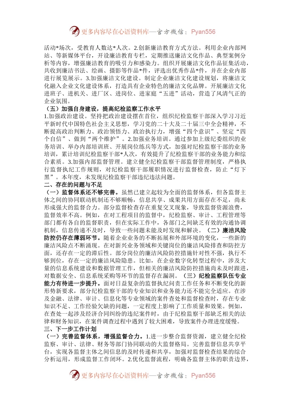 国企纪检工作报告.docx_第2页