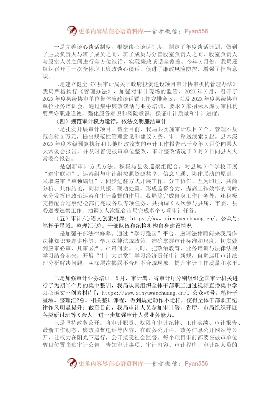 县审计局202X年度党风廉政建设工作总结.docx_第2页