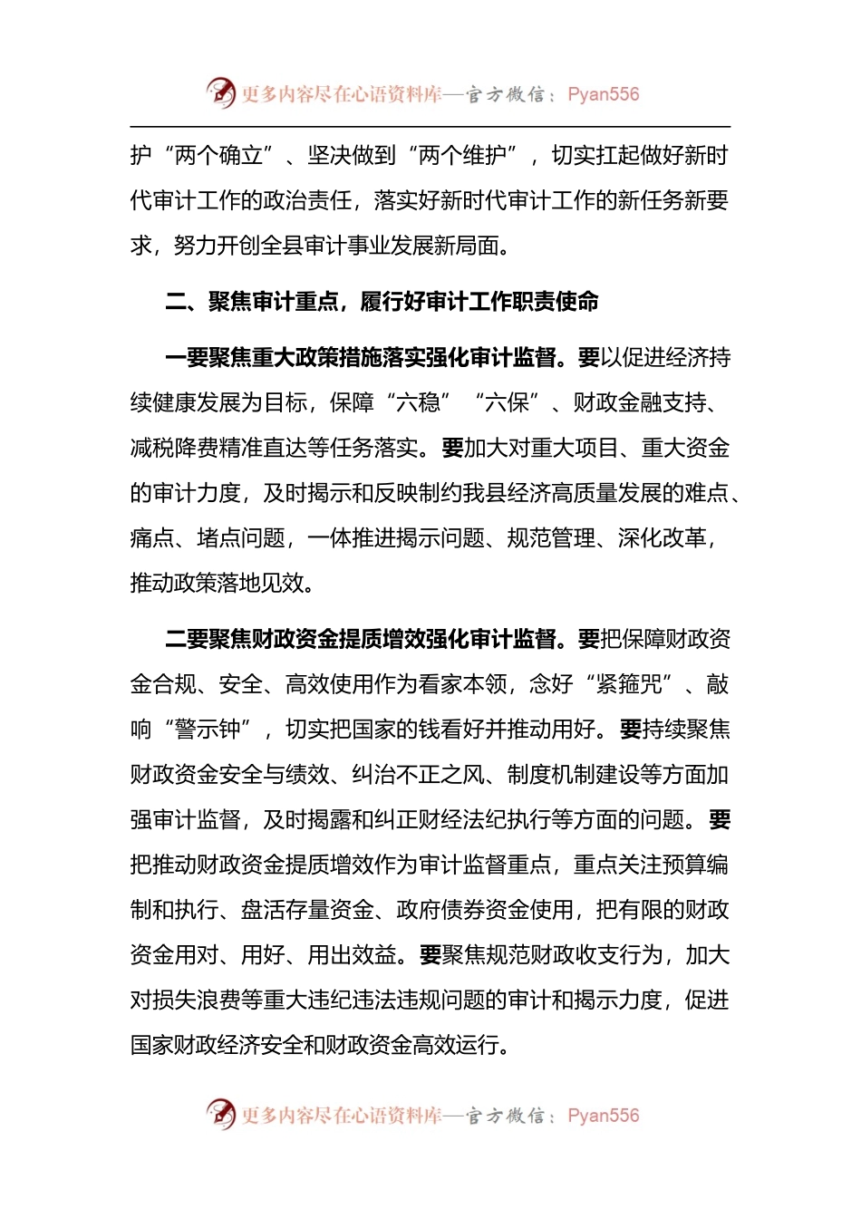 在2022年县委审计委员会议上的讲话.docx_第2页