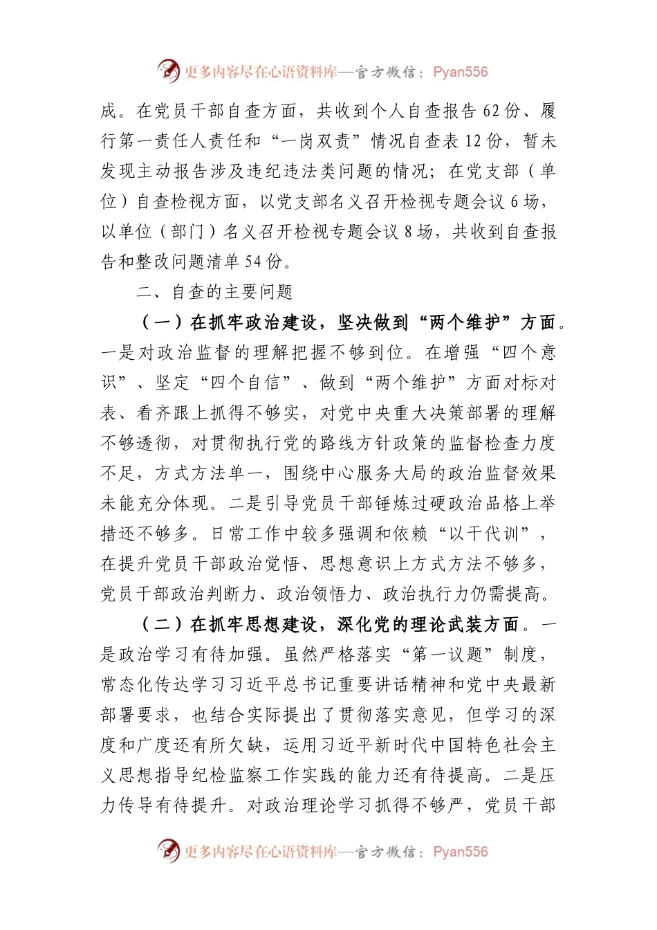 国企纪委关于纪检监察干部队伍教育整顿自查报告.docx_第2页