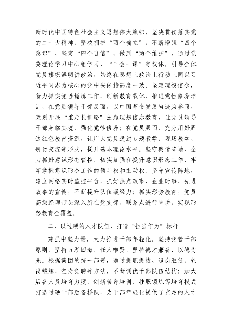 国企公司标杆党建品牌建设材料.docx_第2页