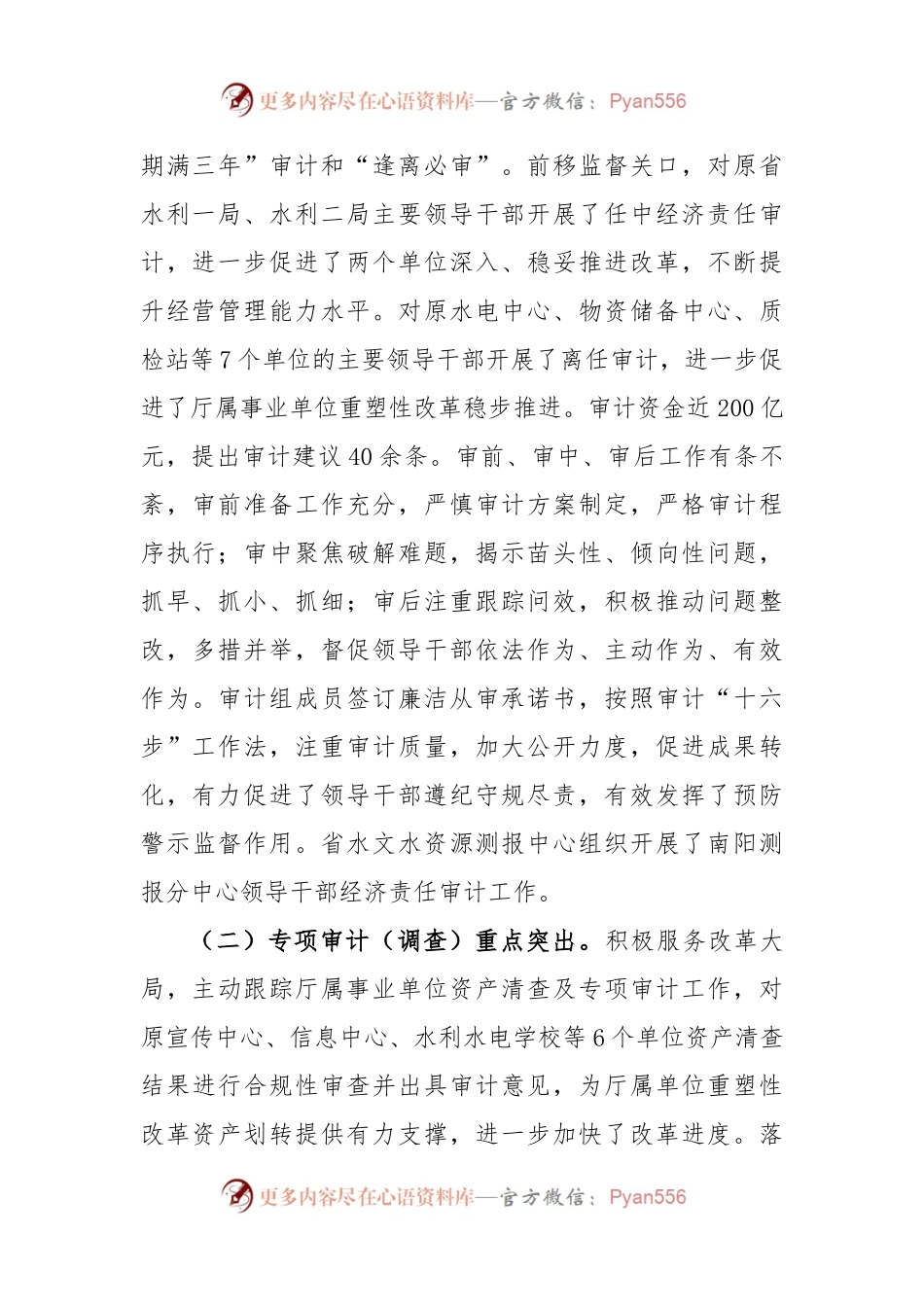 在2023年水利内审工作座谈会上的讲话.docx_第2页