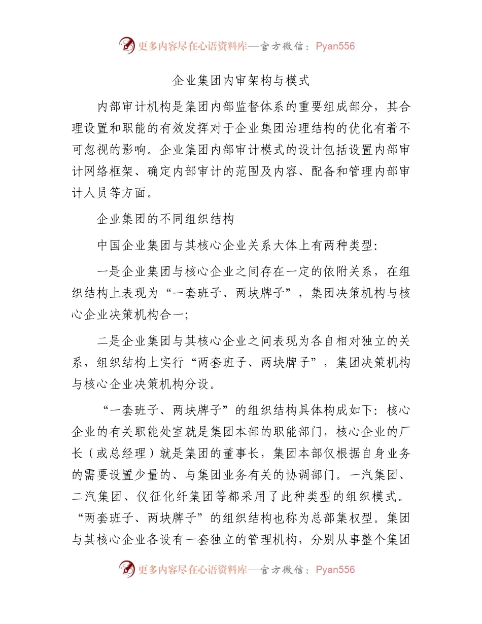 国企内审架构与模式.docx_第1页