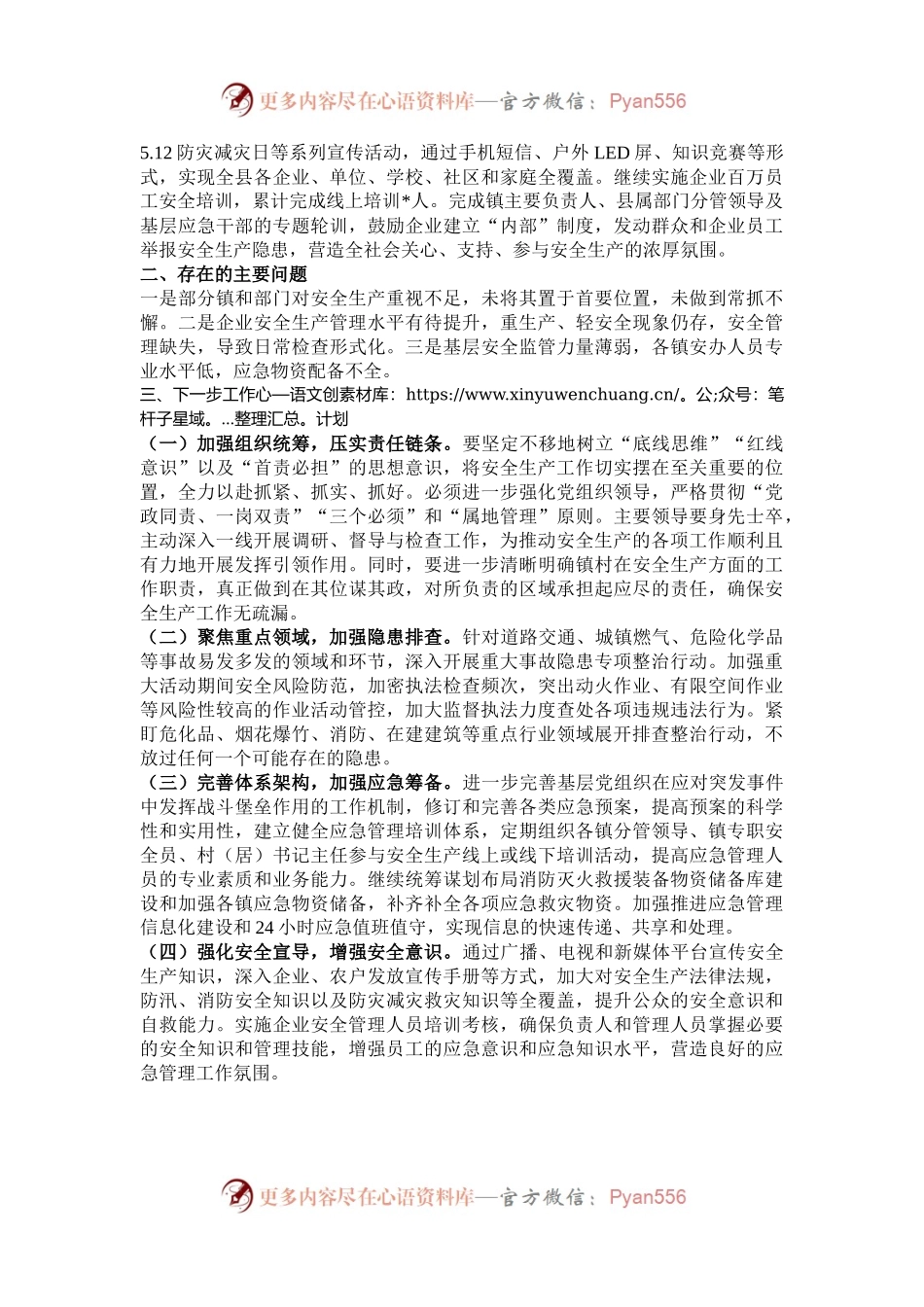 县应急管理局年度工作总结.docx_第2页