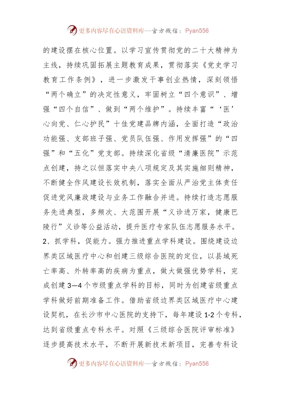 县人民医院2024年工作计划.docx_第2页
