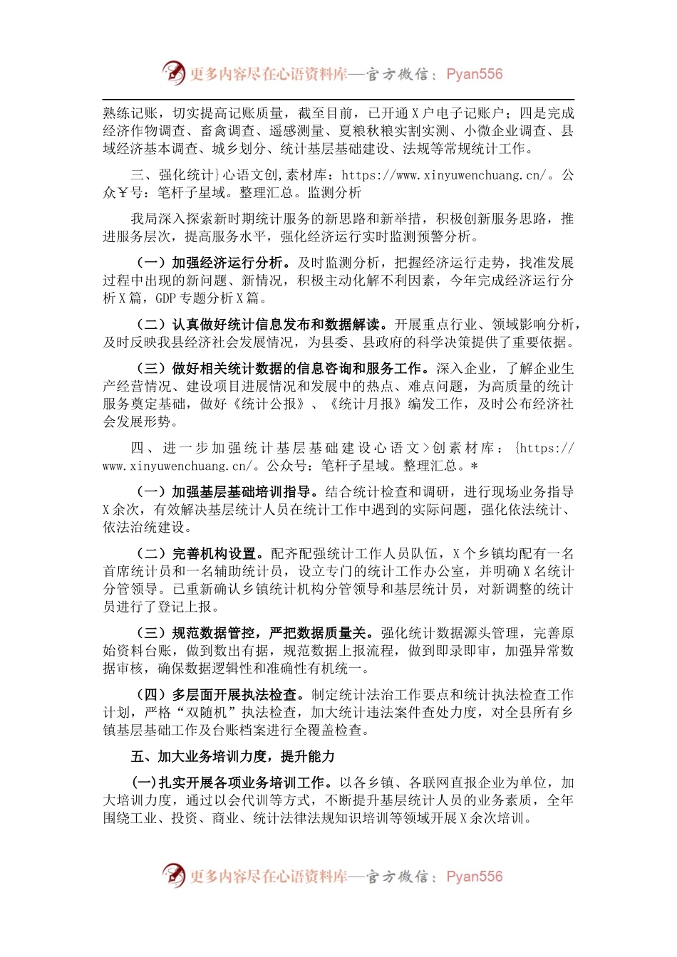 县统计局202X年工作总结.docx_第2页