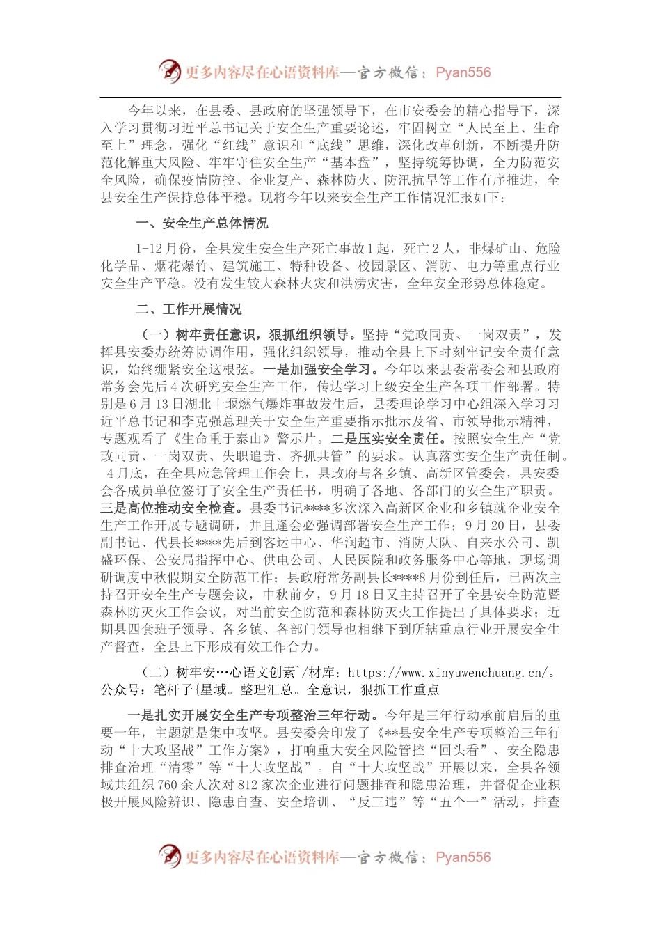 县应急管理局202X年工作总结及2022年工作思路.docx_第1页