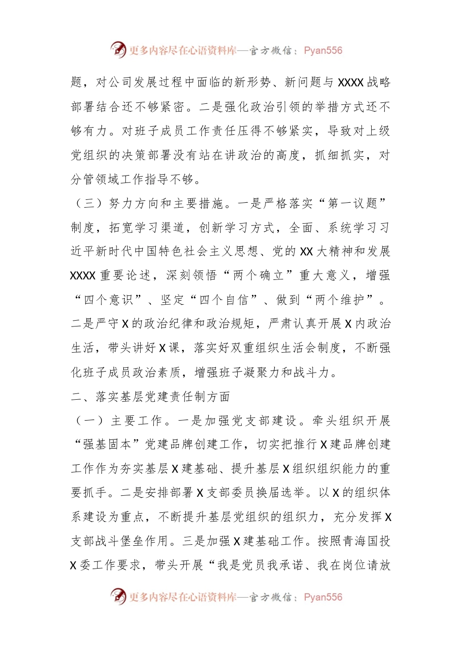 国企党支部书记述职评议报告.docx_第2页