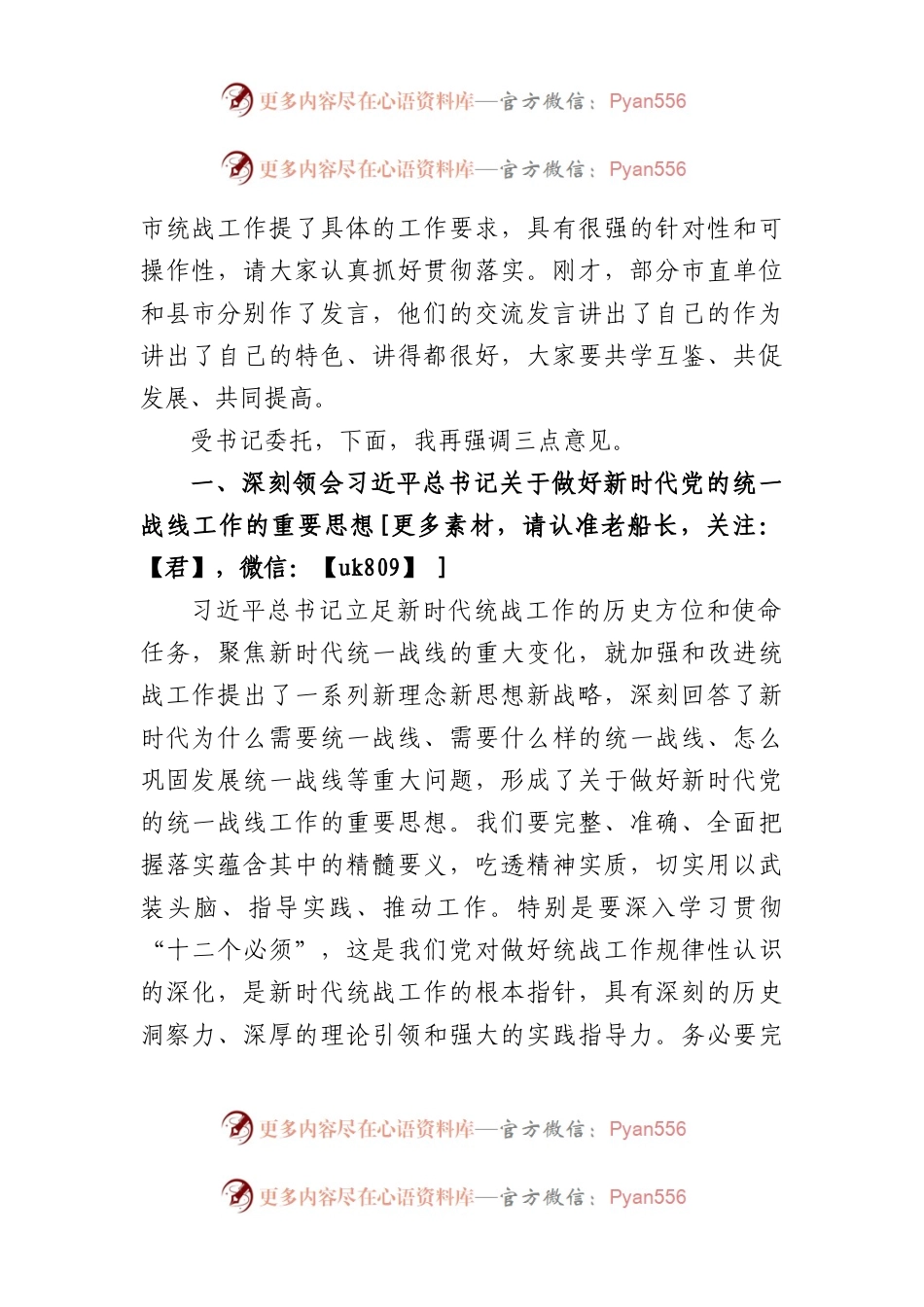 在2023年统战工作会议上的讲话稿.docx_第2页
