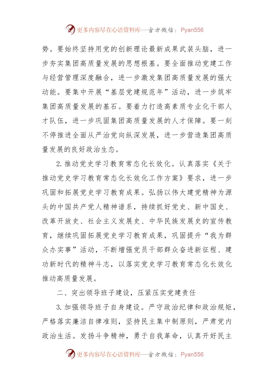 国企2023年党建工作要点.docx_第2页