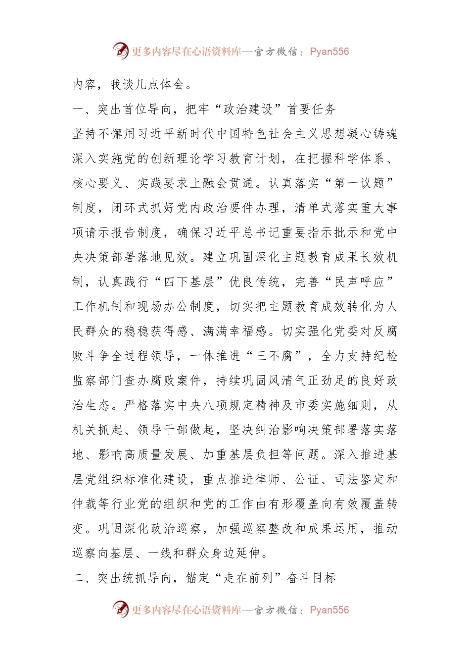 在2024年市司法局党组理论学习中心组集体学习会上的交流发言.docx_第2页