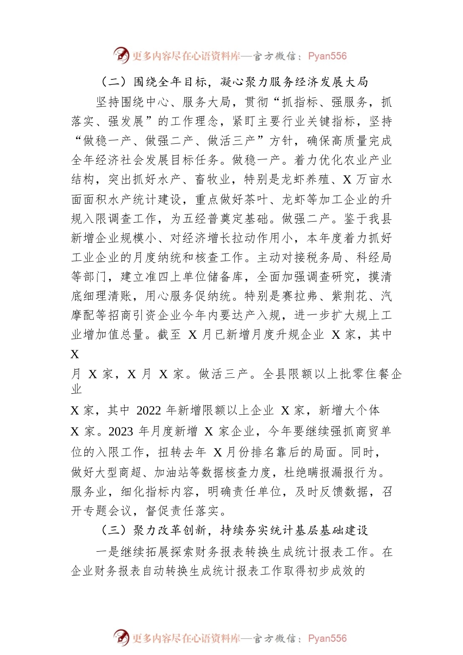 县统计局2023年上半年工作总结和下半年工作计划（20230629）.docx_第2页