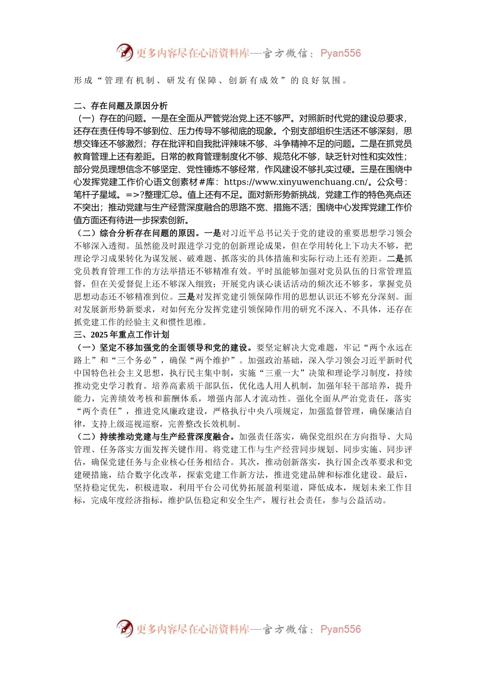 国有企业2024年度书记抓党建述职报告.docx_第2页
