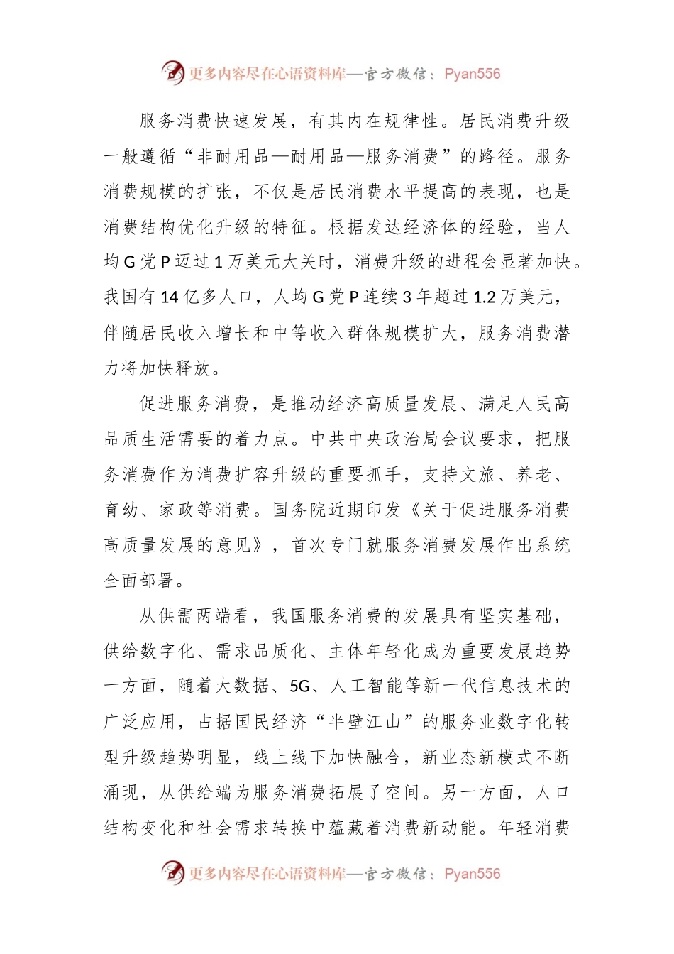 发展服务消费研讨发言稿.docx_第2页