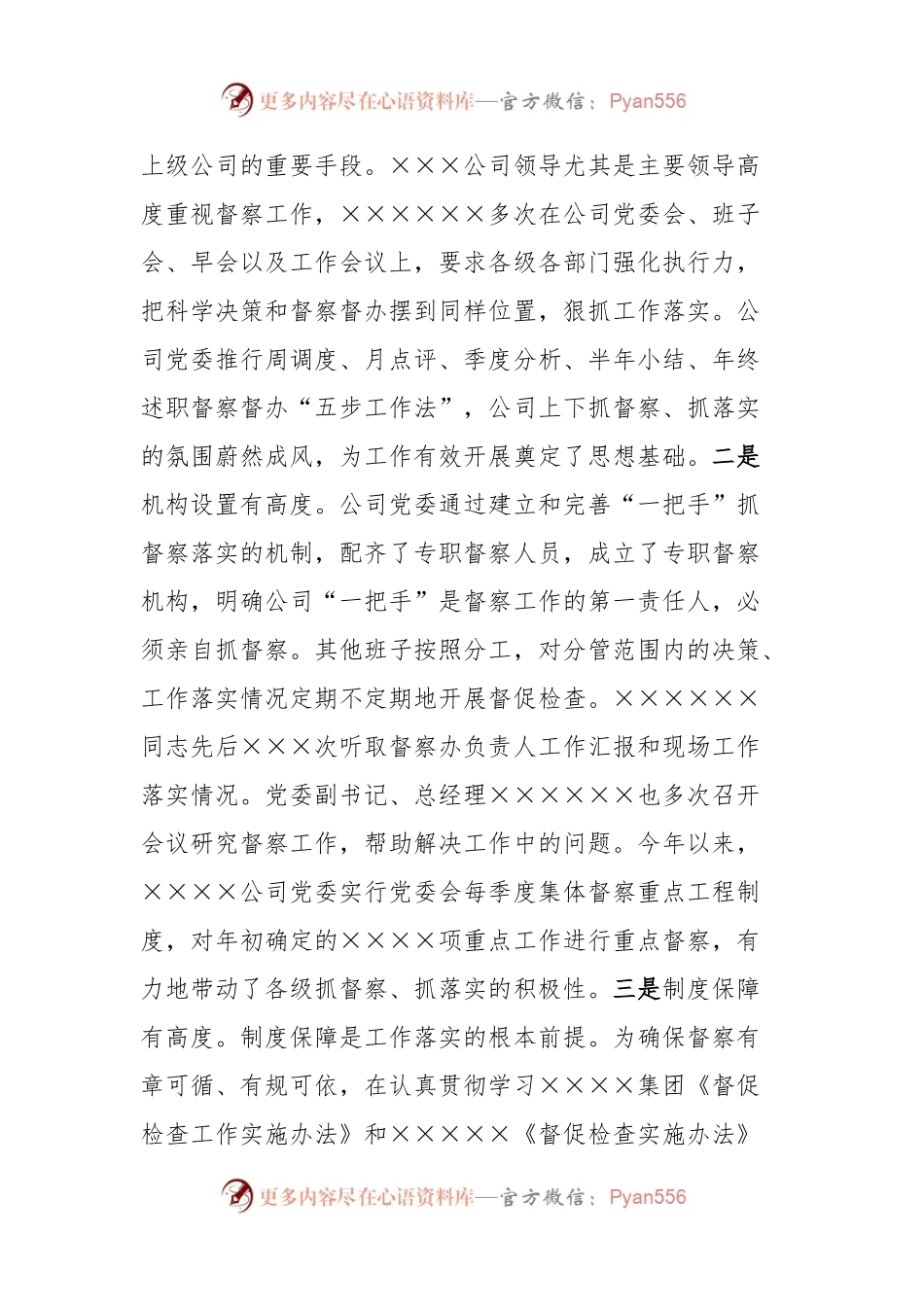 国有企业2023年质效督察工作总结.docx_第2页