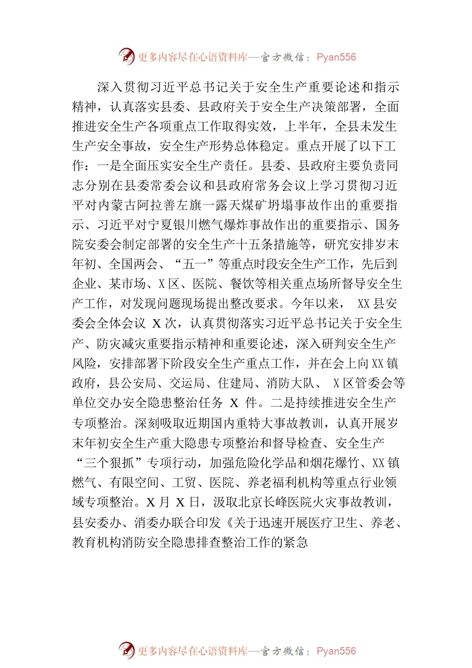 县应急管理局上半年工作总结及下半年工作计划(20230627).docx_第2页