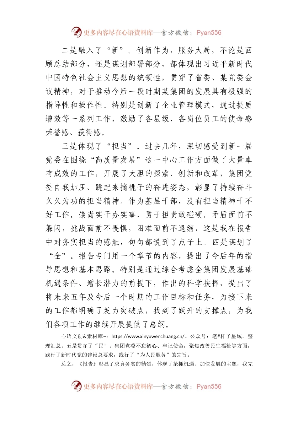 国企党委会工作报告讨论发言稿.docx_第2页